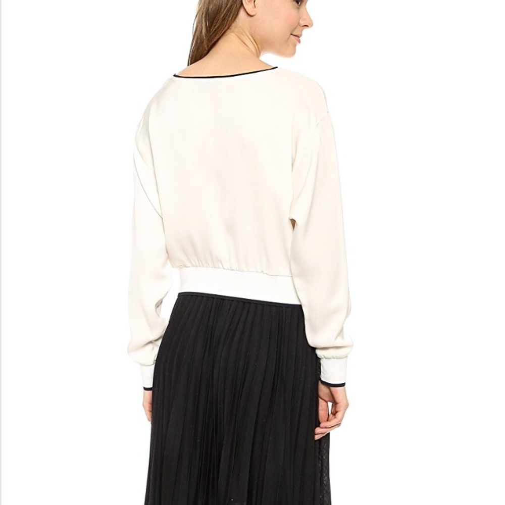 NWT Theory Delpy Georgette S Blouse - Picture 2 of 7